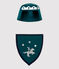 Kit de chevalier en coton vert PINEDE/bleu SMOKING